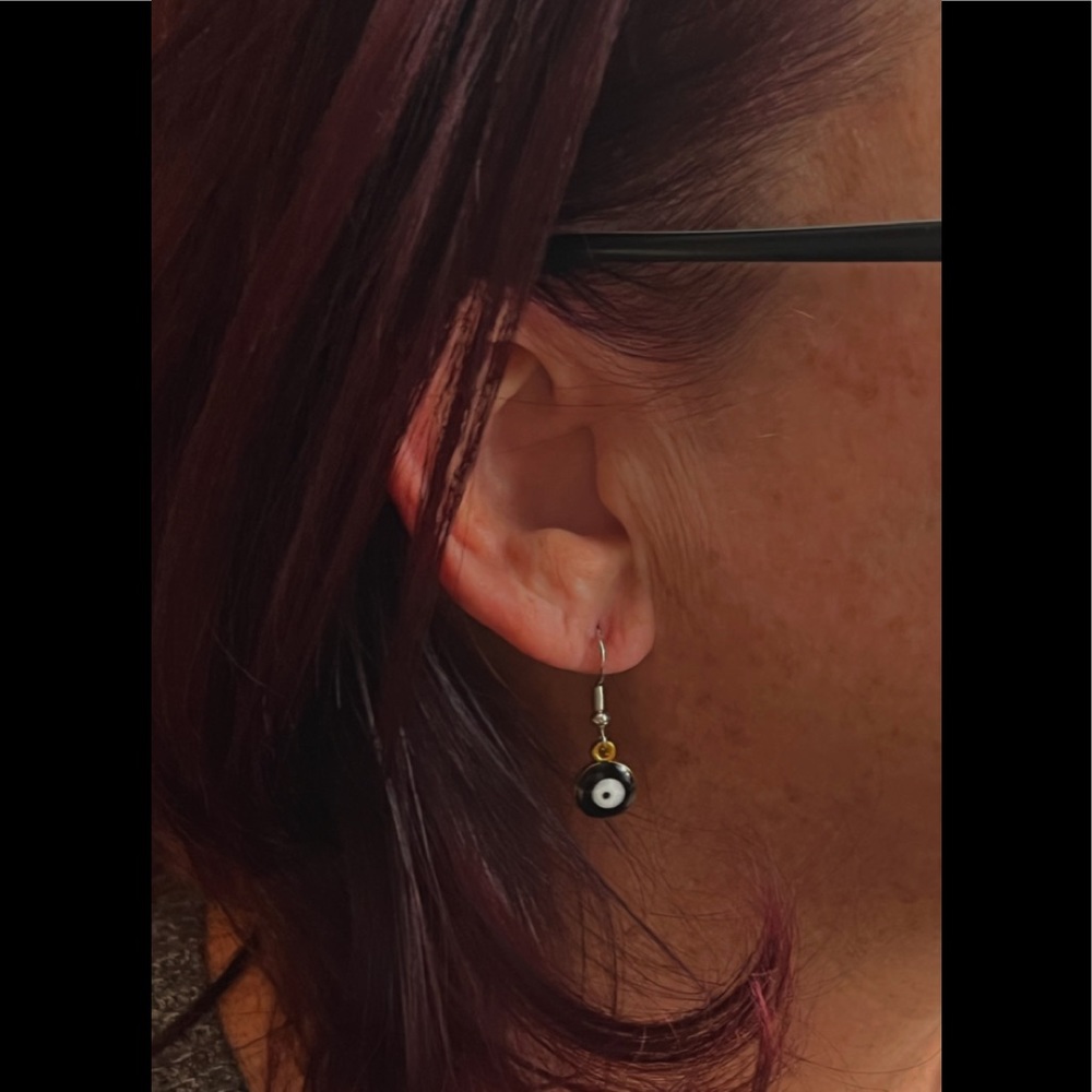 Handmade Evil Eye Earrings